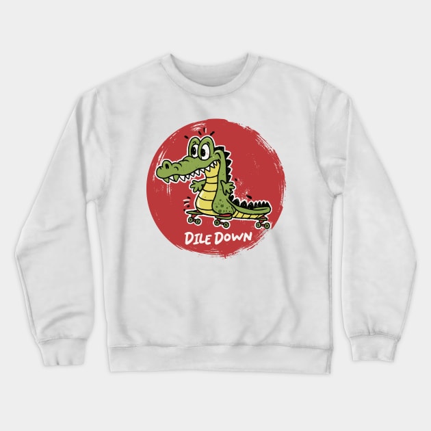 Dile Down Crewneck Sweatshirt by OldSchoolRetro